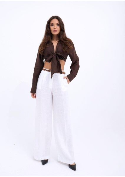 7421 Pantolon-Beyaz