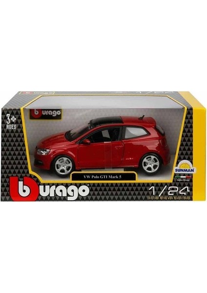 21059 Burago 1:24 Volkswagen Polo Gtı Mark 5 Model Araba