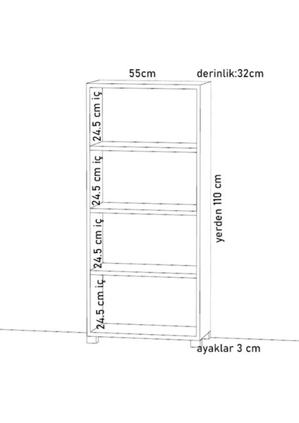 Defne Çok Amaçlı Kiler Dolabı