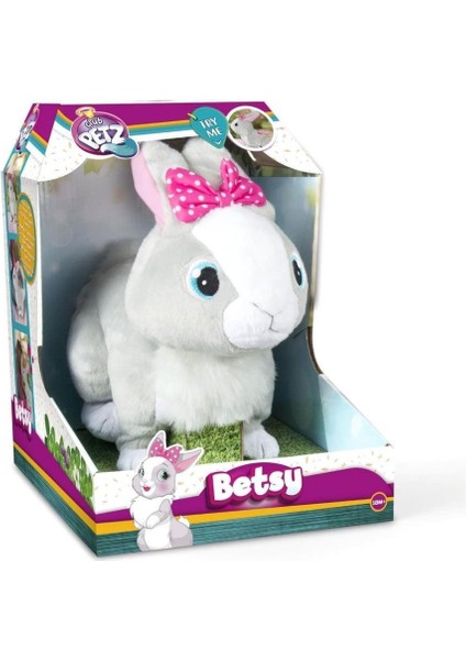 Nessiworld 9586 Sesli ve Hareketli Peluş Tavşan Betsy -Sunman