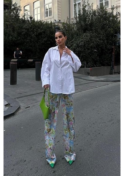 Mirian Sırt Dekolteli Gömlek 3228-08