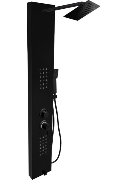 Aurel Lena Mafsallı Masajlı Duş Paneli , Slim , Duş Seti , Duş Başlığı