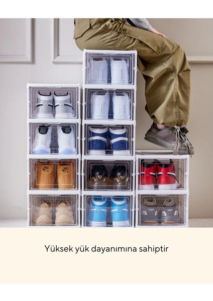 6 Raflı Çok Amaçlı Katlanabilir Dolap, Ayakkabılık ve Raf modelleri