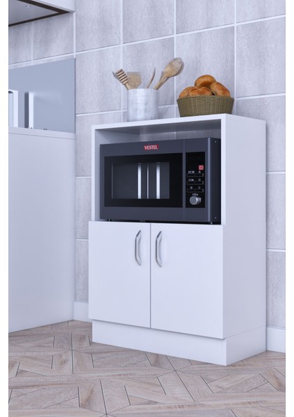 Roma Çok Amaçlı Mikro Dalga Fırın Dolabı Beyaz