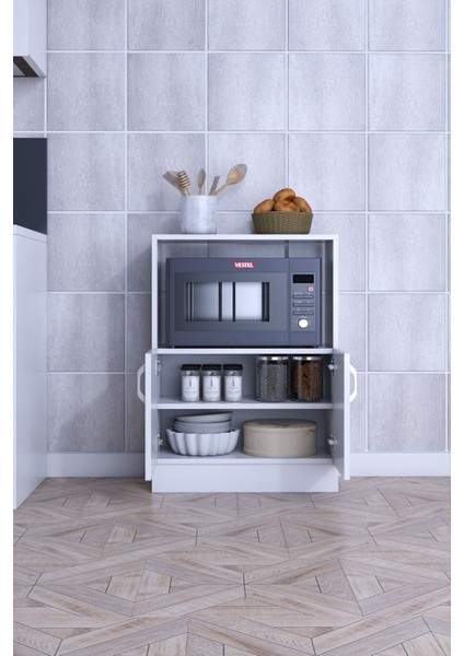 Roma Çok Amaçlı Mikro Dalga Fırın Dolabı Beyaz fırsatları