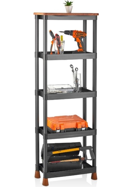 Çok Amaçlı 5 Raflı Su Geçirmez Örtülü Mutfak Banyo Balkon Dolabı Mobilyası indirimleri