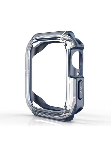 Apple Watch 40MM Zore Watch Gard 08 Sert Pc + Silikon Koruyucu