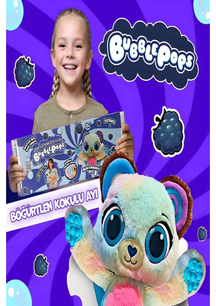 Bubble Pops Blackbeary Bliss: Kokusuyla Büyüleyen Şişme Peluş Ayı!