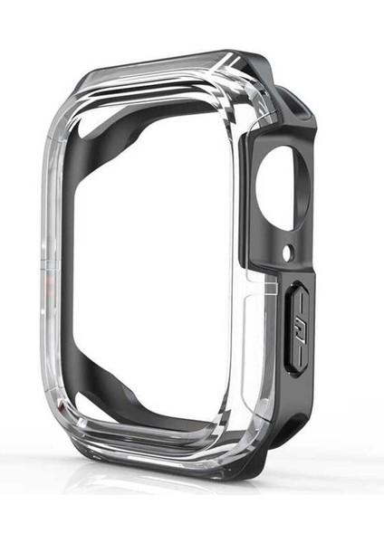 Apple Watch 40MM Zore Watch Gard 08 Sert Pc + Silikon Koruyucu