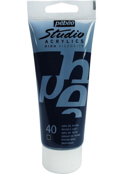Studio Akrilik Boya - Payne's Grey - 100ML - N:40