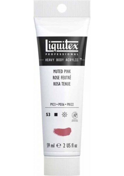 : Professional Heavy Body : Akrilik Boya : 59 ml : Muted Pink 504 S3