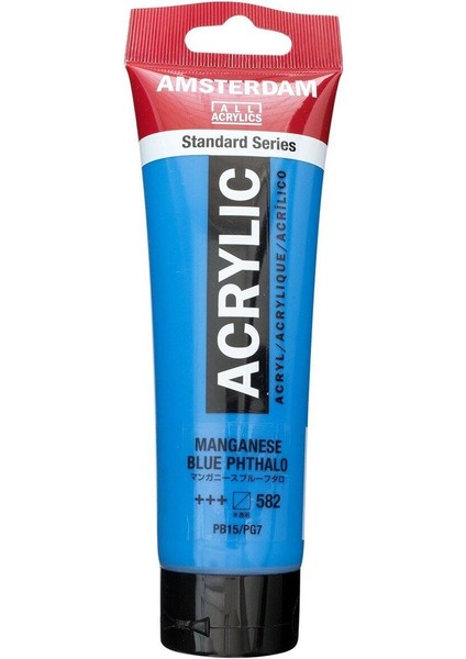 Amsterdam Akrilik Boya 120ML 582 Manganese Blue Phth