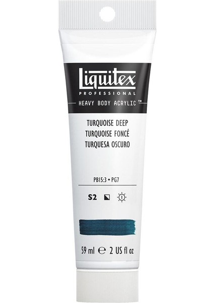 Professional Heavy Body Akrilik Boya 59ML Turquoise Deep 561 S2