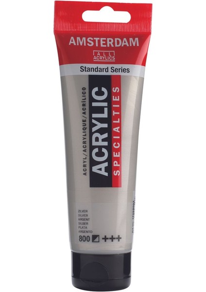 Amsterdam Akrilik Boya 120ML. N:800 Silver