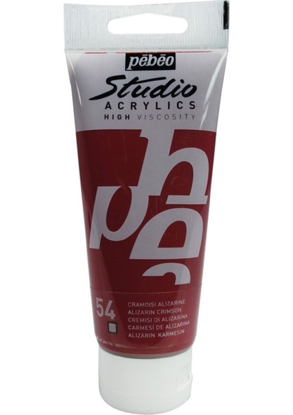 Studio Akrilik Boya - Alizarin Crimson - 100ML - N:54