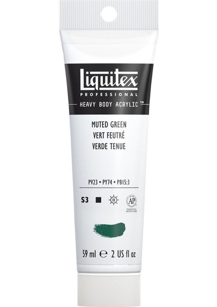 Professional Heavy Body Akrilik Boya 59ML Muted Green 501 S3 modelleri