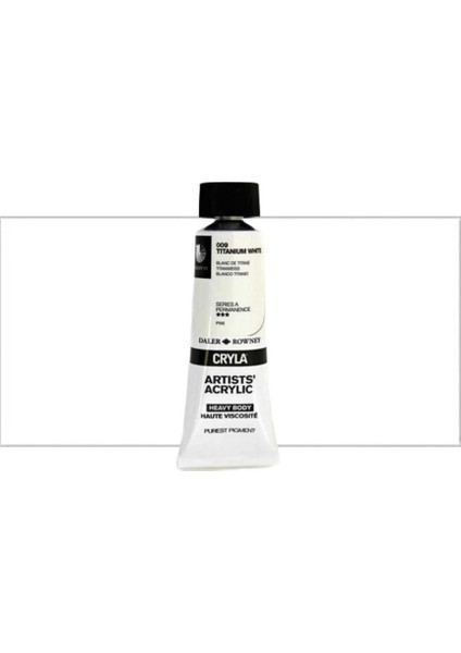 Cryla Heavy Body Artists' Akrilik Boya 75ML-TITANIUM White