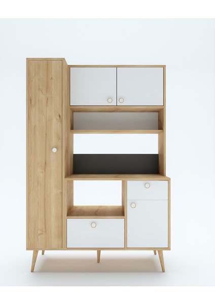 Colombia Kahve Köşesi / Çok Amaçlı Dolap / Airfryer Dolabı / Mutfak Organizeri fiyatları