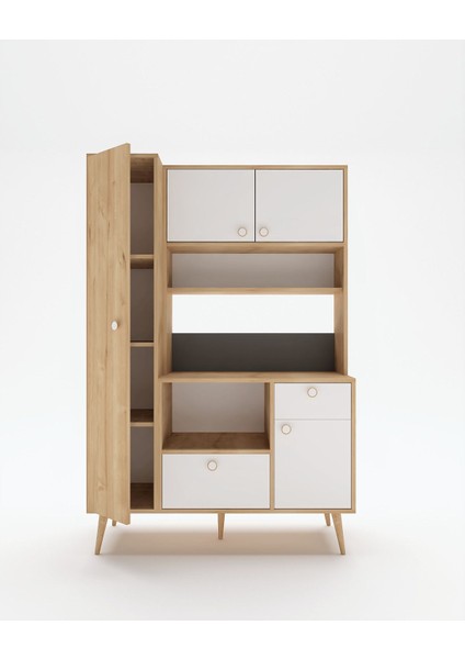 Colombia Kahve Köşesi / Çok Amaçlı Dolap / Airfryer Dolabı / Mutfak Organizeri fırsatları