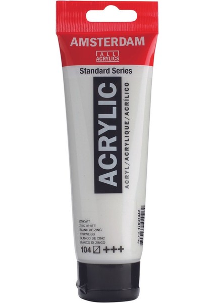 Amsterdam Akrilik Boya 120ML. N:104 Zinc White