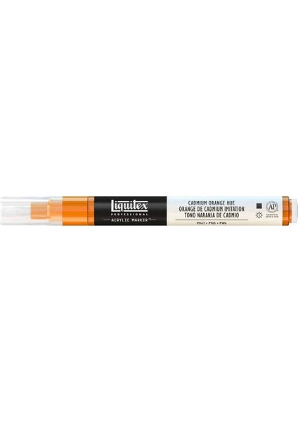 Professional Akrilik Markör Ince Uç 2mm Cadmium Orange Hue 720