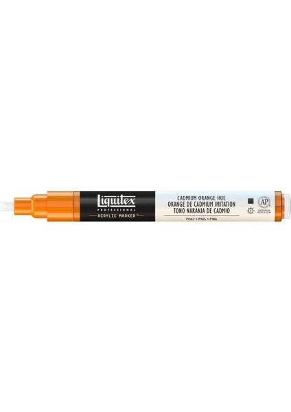 Professional Akrilik Markör Ince Uç 2mm Cadmium Orange Hue 720
