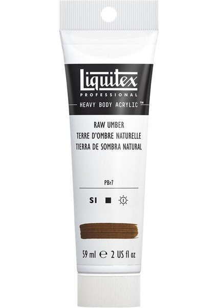 Professional Heavy Body Akrilik Boya 59ML Raw Umber 331 S1