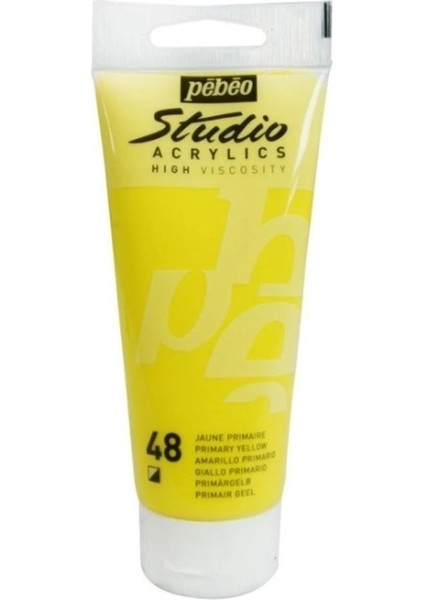 Studio Akrilik Boya - Primary Yellow - 100ML - N:48 fiyatları