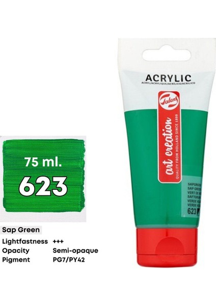 Art Creation Akrilik Boya 75ML 623 Sap Green