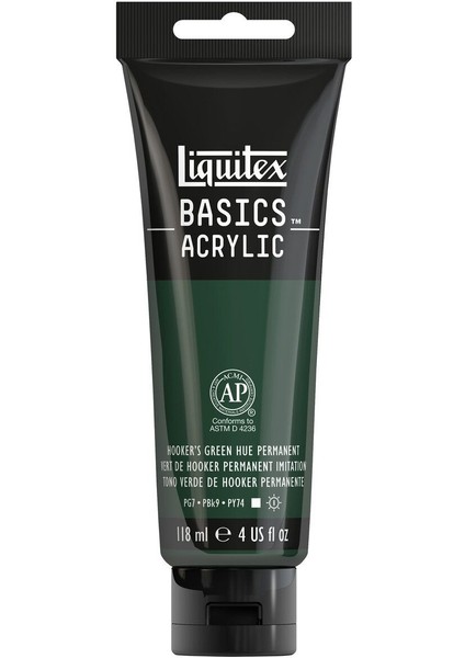 Basics Akrilik Boya 118ML Hooker’s Green Hue Permanent 224