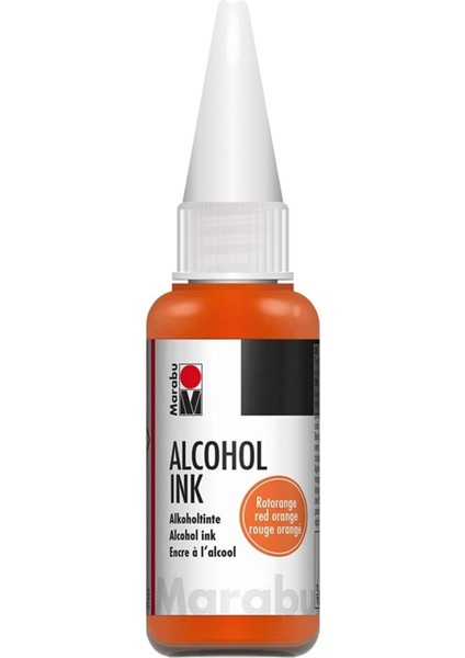 Alcohol Ink Alkol Bazlı Mürekkep 20ML N:023 Red Orange