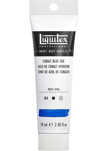 Professional Heavy Body Akrilik Boya 59ML Cobalt Blue Hue 381 S1