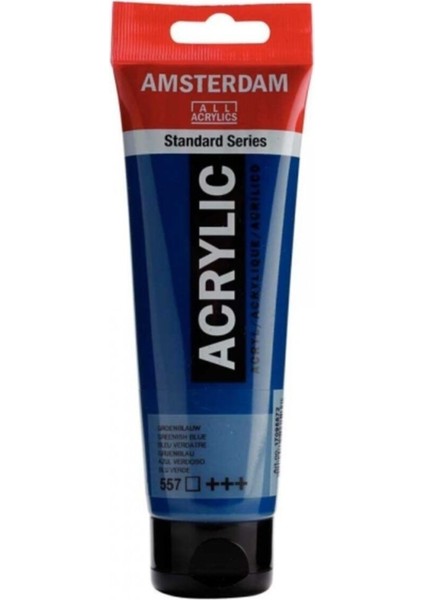 Standard Series Acrylic Tube 120 ml Greenish Blue 557,MAVI Akrilik Boya
