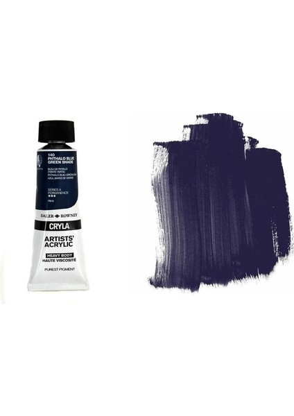 Cryla Heavy Body Artists' Akrilik Boya 75ML N:140 Phthalo Blue Green Shade