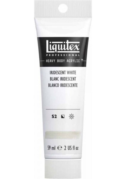 : Professional Heavy Body : Akrilik Boya : 59 ml : Iridescent White 238 S2