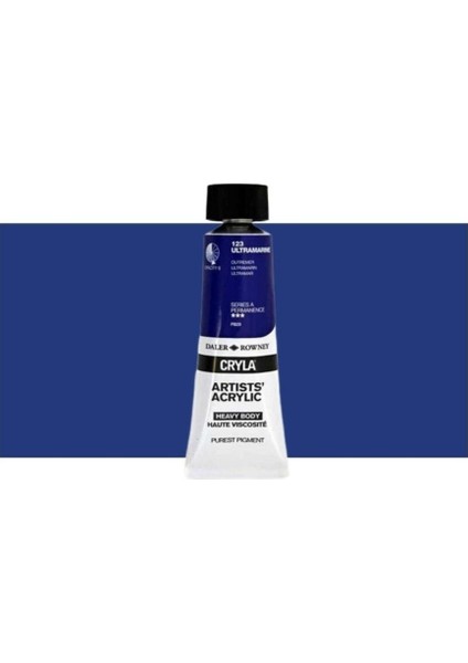 Cryla Heavy Body Artists' Akrilik Boya 75 ml N:123 Ultramarine