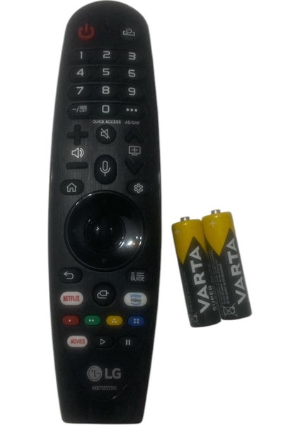 Lg AKB75855501 Ile Uyumlu AN-MR20GA Tv Mikrofonlu Kumanda