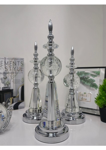 3 Lü Kristal Alem Küre