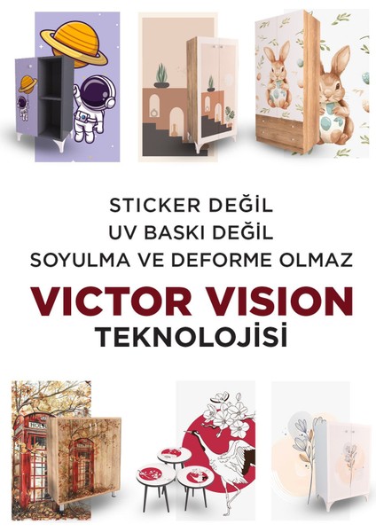 Modern Lines 2 Raflı Çok Amaçlı Dolap Mutfak Salon Ofis Dolabı Beyaz