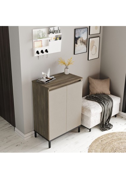 Vogue Çok Amaçlı Dolap Ayakkabılık Metal Ayaklı Ve1-Cv