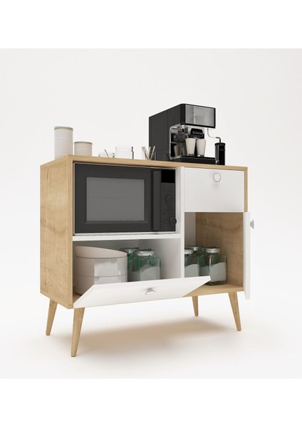 Fresh Kahve Köşesi / Çok Amaçlı Dolap / Airfryer Dolabı / Mutfak Organizeri indirimleri