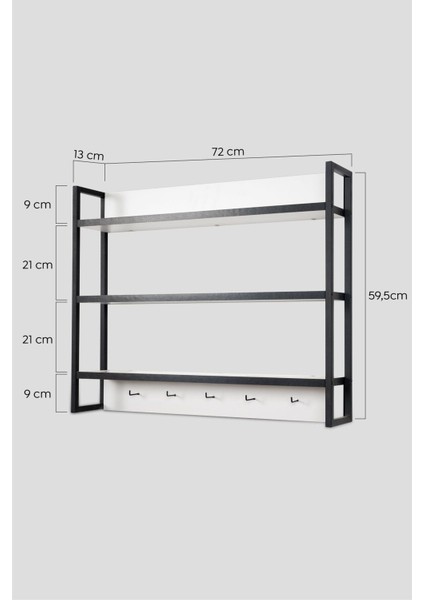 Duvara Monte Çok Amaçlı Dolap Raf Modern Mutfak Baharatlık Rafı Askılı Terek Baharatlık modelleri