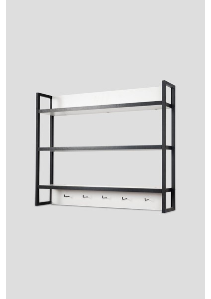 Duvara Monte Çok Amaçlı Dolap Raf Modern Mutfak Baharatlık Rafı Askılı Terek Baharatlık indirimleri