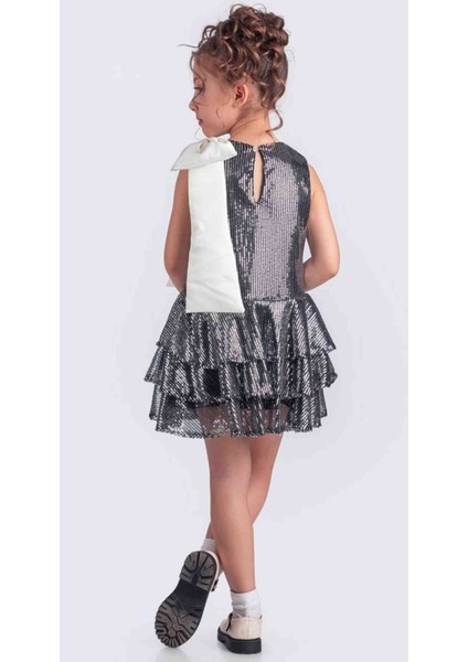 Parıltılı Pul Payetli Kız Cocuk Elbıse fiyatları