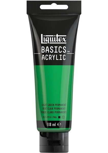 Basics Akrilik 118ML - Light Green Permanent 312