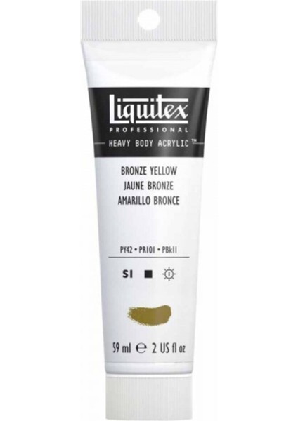 Professional Heavy Body Akrilik Boya 59ML Bronze Yellow 530 S1