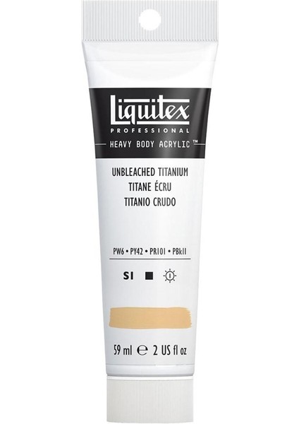 Professional Heavy Body Akrilik Boya 59ML Unbleached Titanium 434 S1