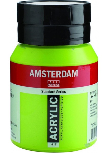 Amsterdam Akrilik Boya 500ML 617 Yellowish Green