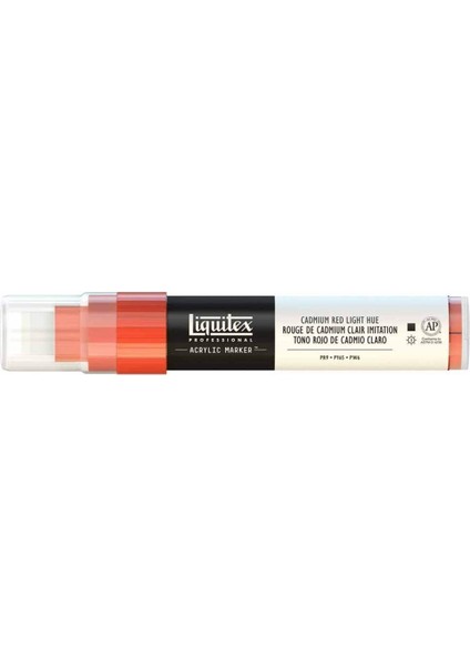 Professional Akrilik Markör Kesik Uç 15MM Cadmium Red Light Hue 510 modelleri