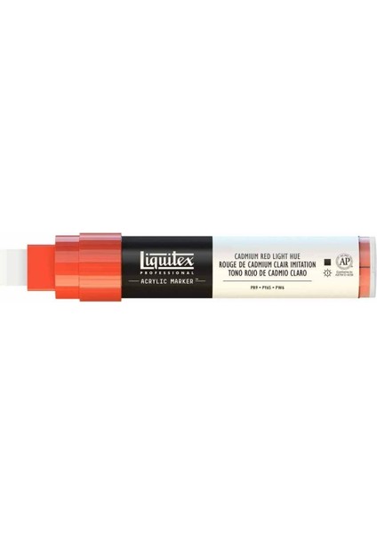 Professional Akrilik Markör Kesik Uç 15MM Cadmium Red Light Hue 510 fırsatları